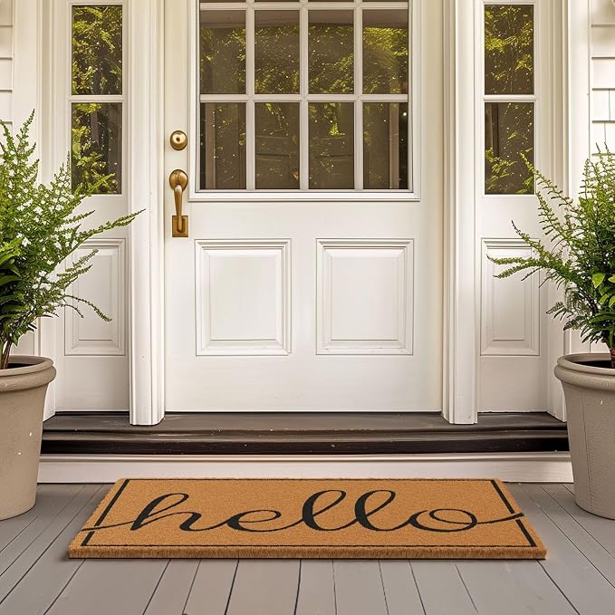 Barnyard Designs Natural Coco Coir Heavy Duty Backing Doormat - Image 4