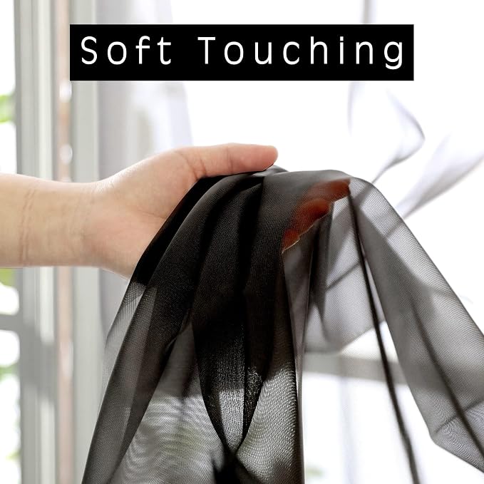 OVZME 2 Panels Black Valance - Image 4