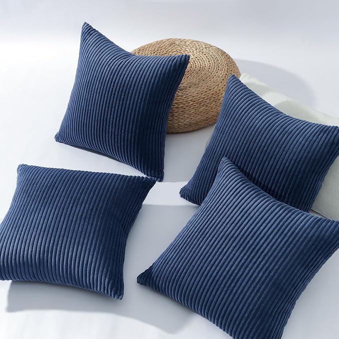 Topfinel Decorative Blue Throw Pillow Covers Cushion Cases, Mix and Match - Image 4