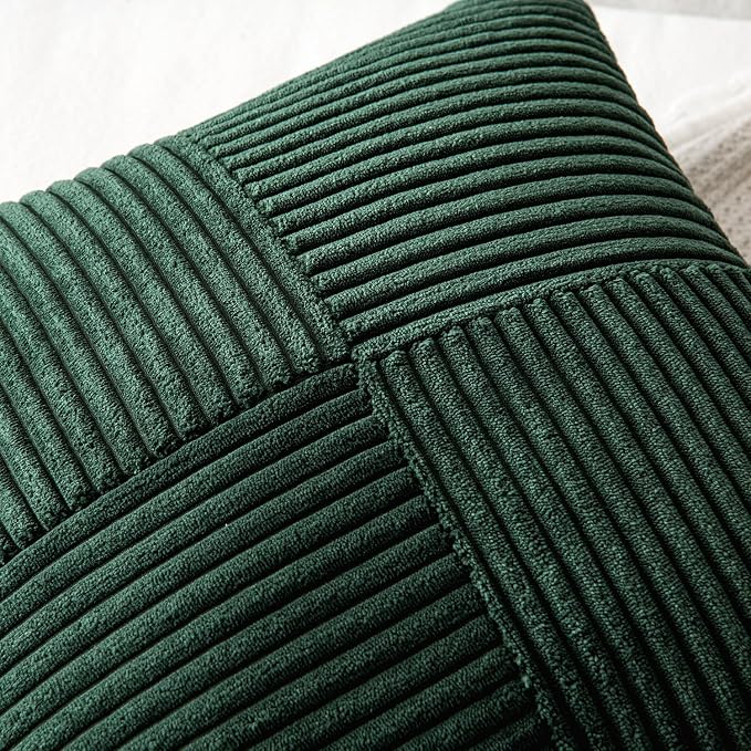 MIULEE Army Green Decorative Throw Pillow Covers 16x16 Inch - Image 2