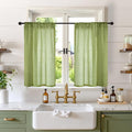 BGment Short Olive Green Curtains 36 Inch Length by BGment