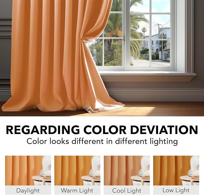 Deconovo Back Tab and Rod Pocket Blackout Curtains - Image 6