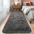 Tepook Fluffy Runner Rugs for Bedroom Aesthetic 2x6 Feet, Shag Soft Bedside Rug by Tepook