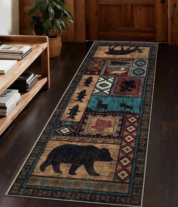 Hallway Runner Rug 2x6 Indoor Door Mat by YIHOUSE