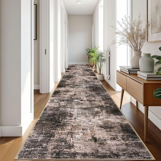 IOHOUZE Abstract Runner Rug 3x18 Ft Washable Runners - Image 7