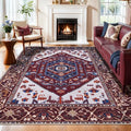 SERISSA 6x9 Area Rugs for Living Room, Large Washable Non-Slip Boho Rug by SERISSAHomeDecorCollection