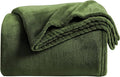 KMUSET Super Soft Throw Blanket Premium Silky Flannel Fleece Throw Size Green by COZYBLANKETHappyHomeLife