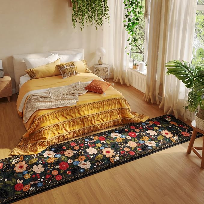 Rugcomf Runners for Hallways Kitchen Rug Non Slip 2'x 10' Long Washable Runner - Image 4