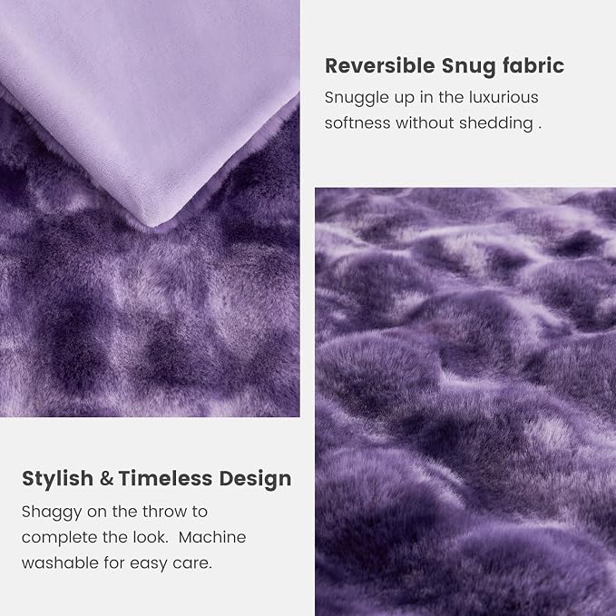 Cozy Bliss Faux Fur Throw Blanket - Image 8