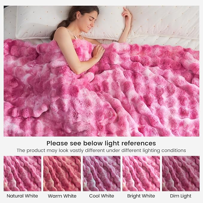 Cozy Bliss Faux Fur Throw Blanket - Image 9