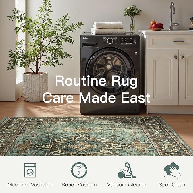 Lofus 5x7 Area Rugs for Living Room, Washable Area Rug, Rugs for Bedroom - Image 6