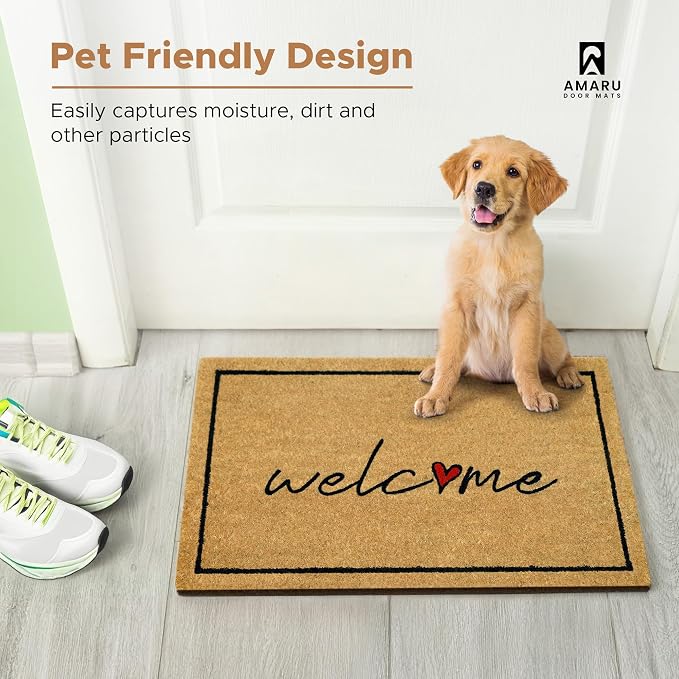 Welcome - 17"x29" - Coir Door Mat - Welcome Mats - Image 7