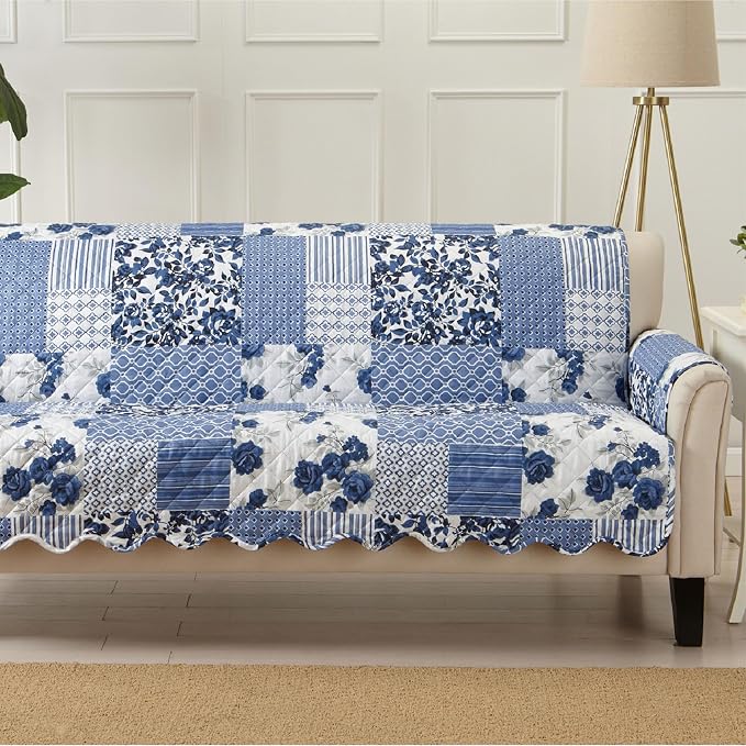Great Bay Home Reversible Patchwork Sofa Cover by GreatBayHome
