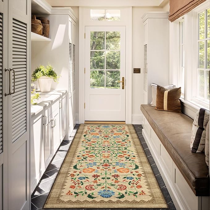 GarveeHome Floral Rug 2.5x10 Runners - Image 8