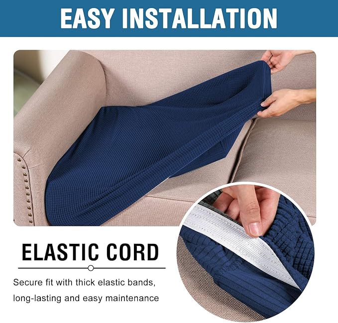 H.VERSAILTEX Super Stretch Individual Seat Cushion Covers - Image 5