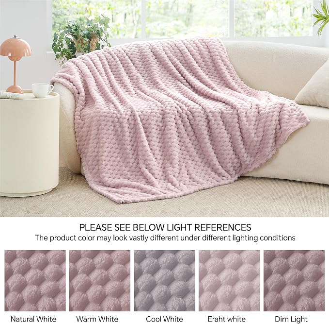 BEDELITE Fleece Twin Blankets for Couch & Bed - Image 6