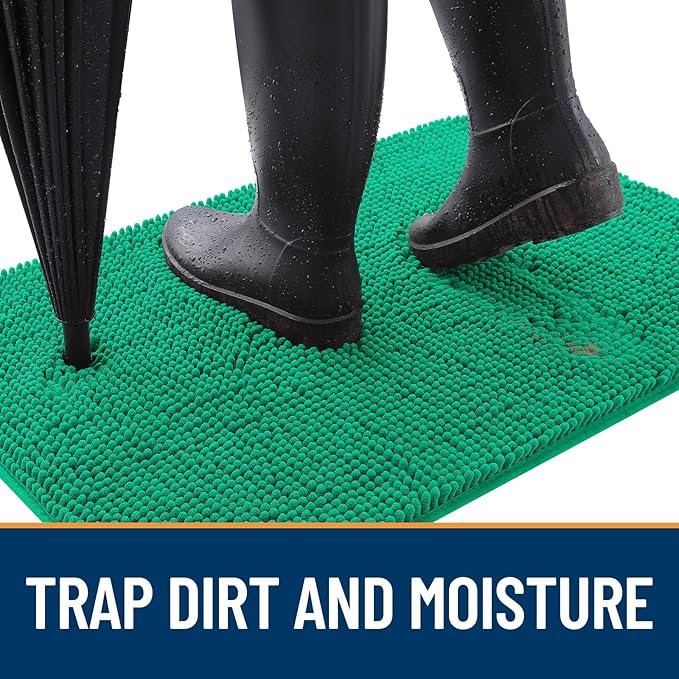 OLANLY Dog Door Mat for Muddy Paws 30x20, Absorbs Moisture and Dirt, Absorbent - Image 2