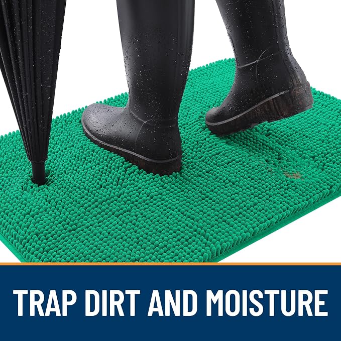 OLANLY Dog Door Mat for Muddy Paws 36x24, Absorbs Moisture and Dirt, Absorbent - Image 2