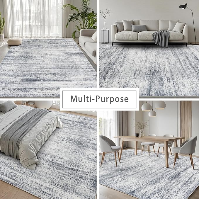 Srugn Washable Rugs 8x10 Area Rugs - Image 5