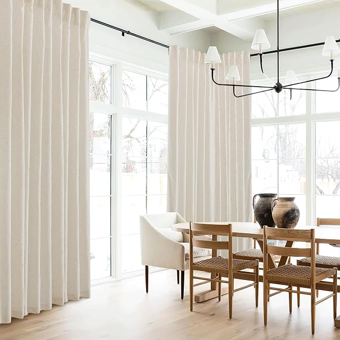 RYB HOME Linen Curtains 84 inches - Image 3