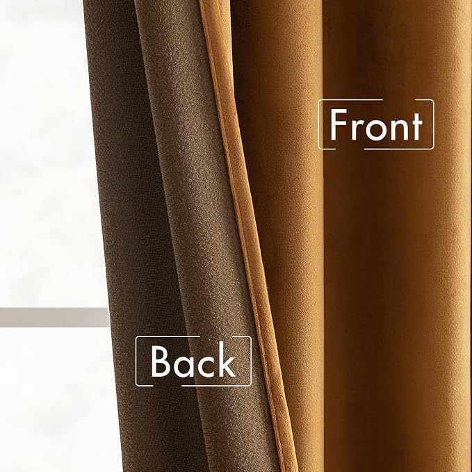 MIULEE Velvet Curtains 72 inches - Image 6