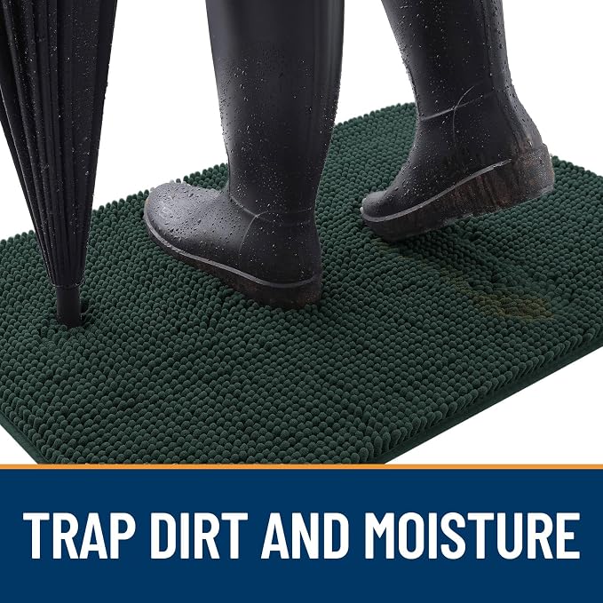 OLANLY Dog Door Mat for Muddy Paws 70x32, Absorbs Moisture and Dirt, Absorbent - Image 2
