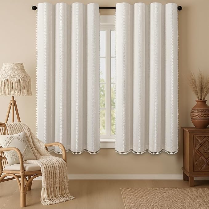 Boho 80% Blackout Curtains by Unknown