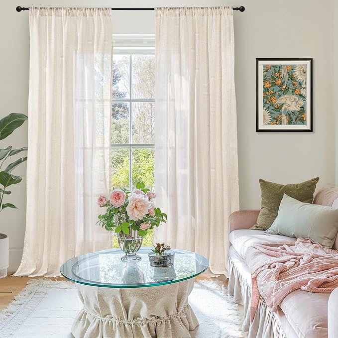 BGment Extra Long 108 Inch Length Curtains - Image 2