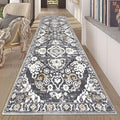 HEBE Hallway Runner Rug 2'8''x8' Washable Vintage Distressed Area Rugs Non Slip by HEBE