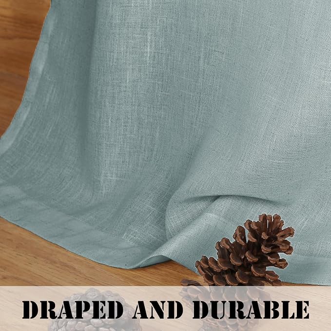 H.VERSAILTEX Living Room Linen Curtains - Image 8