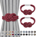 NICEEC 2 Pack Mini Magnetic Curtain Tiebacks Nordic Simple Style Drape Tie by NICEEC