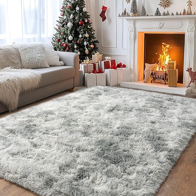 Pionblank Large Rug for Living Room 6x9 Feet, Modern Soft Shag Area Rug by PIONBLANK