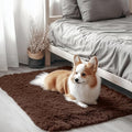 OLANLY 2x2 Machine Washable Small Rug, Soft Fluffy Shaggy Throw Rug by OLANLY