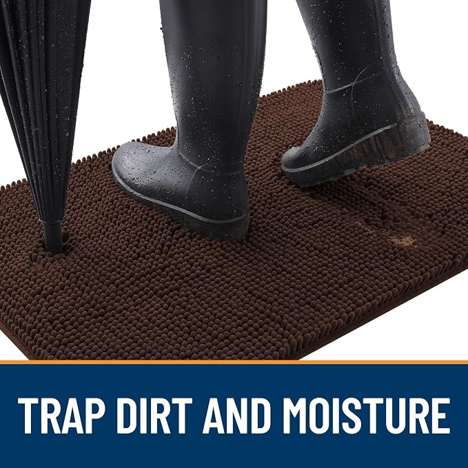 OLANLY Dog Door Mat for Muddy Paws 54x32, Absorbs Moisture and Dirt, Absorbent - Image 2