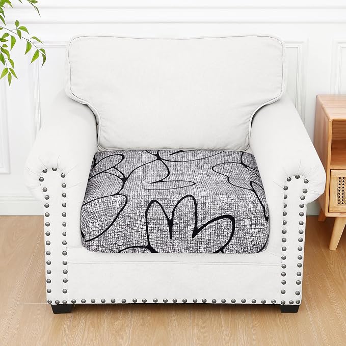Smiry Printed Couch Cushion Covers, Stretch Soft Couch Covers - Image 5