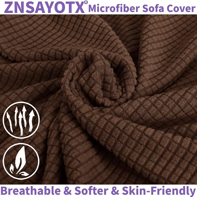 ZNSAYOTX Super Stretch Chair Slipcover Universal Sofa Chair Covers - Image 8