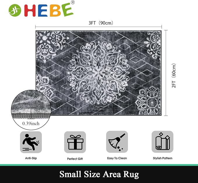 HEBE Washable Area Rug - Image 2
