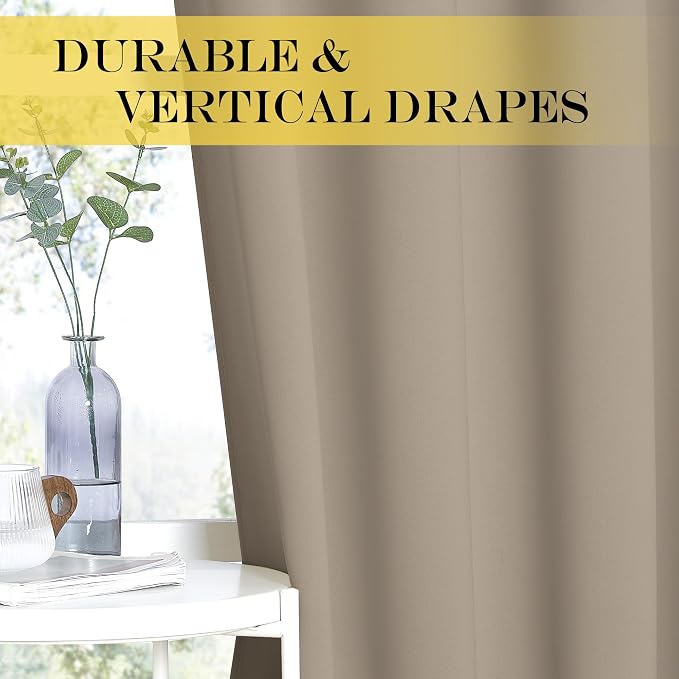 NICETOWN Door Curtain for Closet Doors 80 Inches Long 1 Panel, Room Divider - Image 6