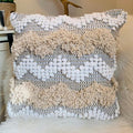 Throw Boho Pillow Cover, 18”x18” Bohemian Moroccan Rustic Decorative Pillows by Cozydeko
