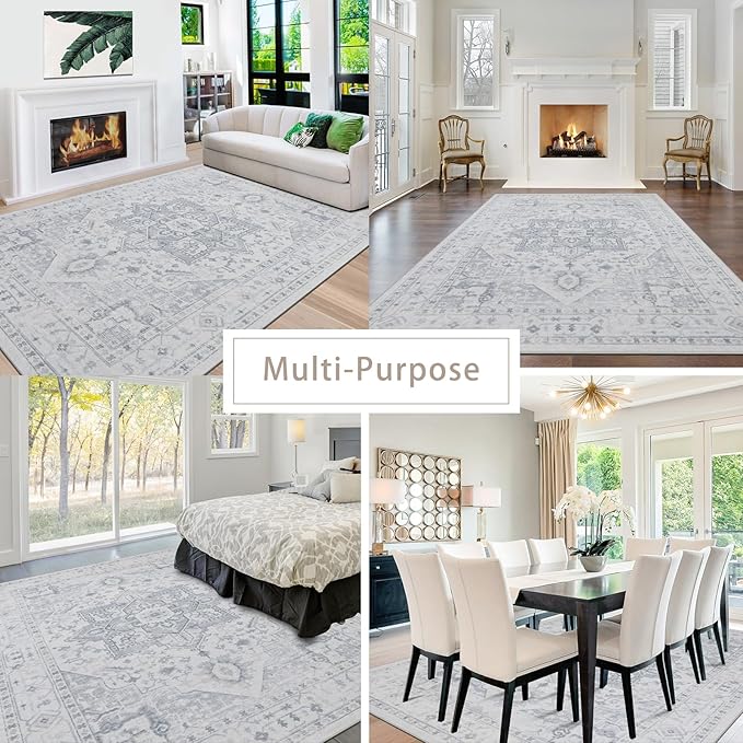 Srugn Area Rug 6x9 Washable Area Rugs - Image 6