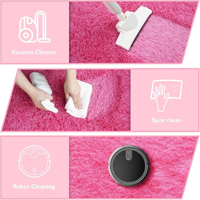 9x12 Fluffy Area Rugs for Living Room, Large Fuzzy Shag Area Rug for Bedroom - Image 4
