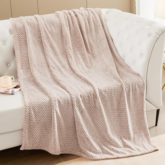 Exclusivo Mezcla Fleece Bed Blanket Queen Size, Super Soft and Warm Blankets - Image 5