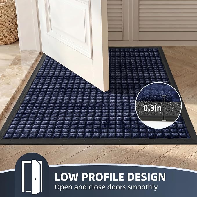Front Door Mat Outside Entrance, Heavy Duty Waterproof Doormat | 73"x46" - Image 7