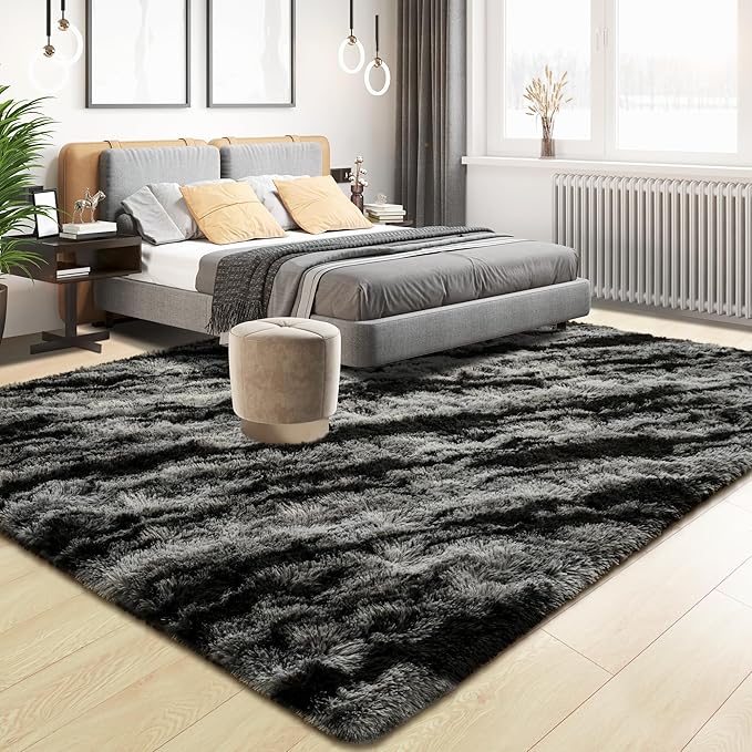 Tepook Fluffy Large Rugs for Living Room, Shag Area Rug 6x9 Soft Carpet for - Image 3