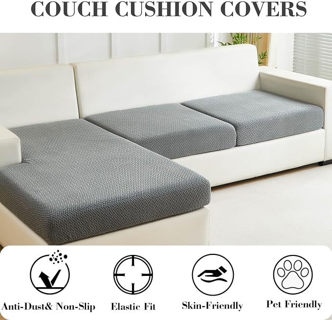 Sofa Covers Couch Covers for Sofa Pet Friendly Couch Cushion Covers Universal - Image 3