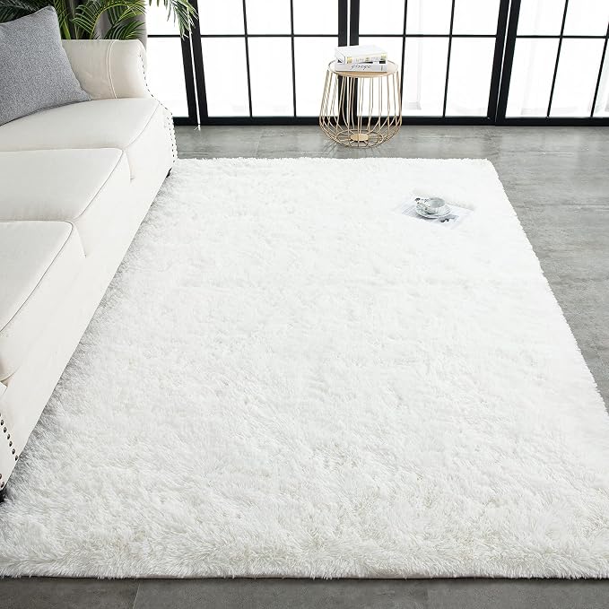 TWINNIS Super Soft Shaggy Rugs Fluffy Carpets 8x10 Feet, Indoor Modern Plush - Image 7