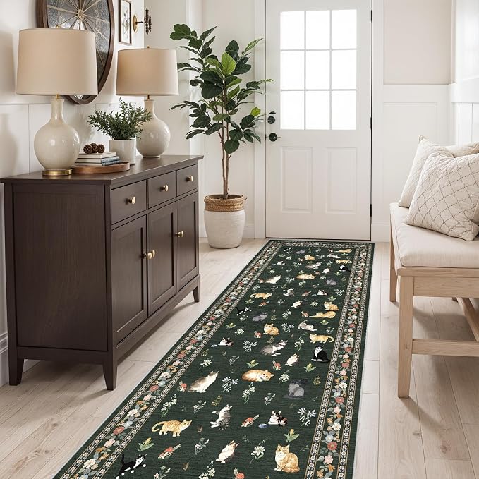 2'6"x8' Washable Kitchen Runner Rug - Image 4