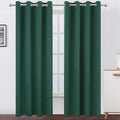 LEMOMO Blackout Curtains 66 x 95 inch/Dark Green Curtains Set of 2 by Lemomo