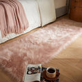 AMTOVO Faux Fur Rug, 2 x 6 ft Runner Area Rugs by AMTOVO