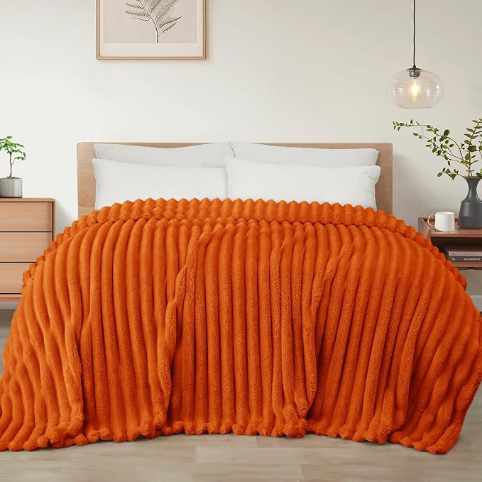 Exclusivo Mezcla California King Size Flannel Fleece Blanket, Super Soft by ExclusivoMezcla